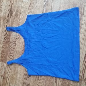 (2) Chico's Solid Color Nylon Blend Loose Fit Tank Top with Adjustable Straps